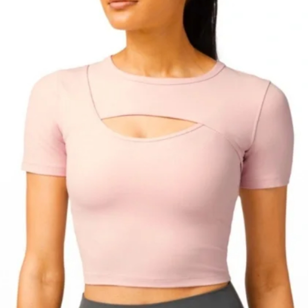 Lululemon pink athletic top